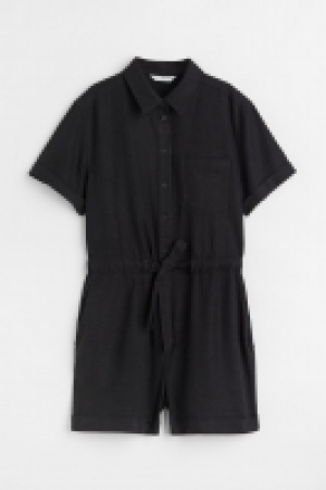 HM  Kurzer Jumpsuit aus Leinenmix