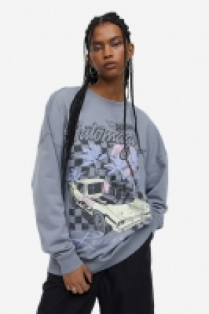 Oversized Sweatshirt mit Print CHF 8.95