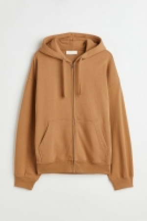 Hoodiejacke aus Baumwolle Oversized Fit CHF 35.95