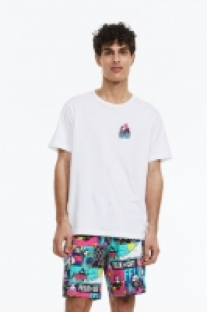 Schlaf-T-Shirt und Shorts Regular Fit CHF 22.95