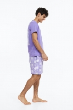 Schlaf-T-Shirt und Shorts Regular Fit CHF 25.95