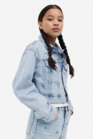 HM  Bestickte Jeansjacke