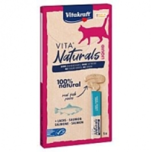 Vitakraft Naturals Cat Liquid Snack 5x15g