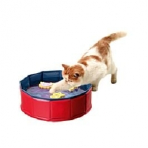 Qualipet  Karlie Katzenpool Kitty Lake mit Wasserspielzeug 30x10cm