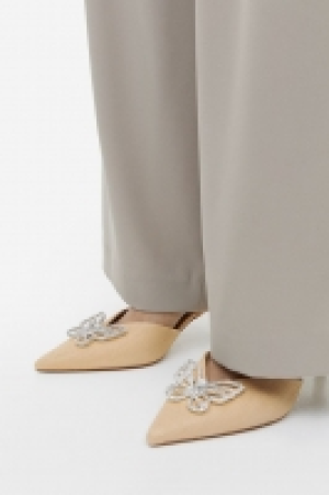 HM  Slingpumps mit Schmetterlingsdetail