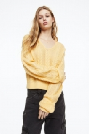Zopfstrickpullover mit Kragen CHF 6.95