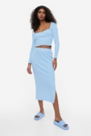Bleistiftjupe aus Rippstrick CHF 24.95