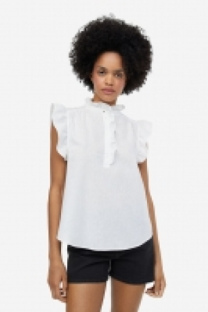 Bluse aus einer Leinenmischung mit Volants CHF 19.95