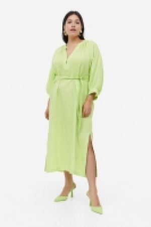 HM  Leinenkleid mit Gürtel