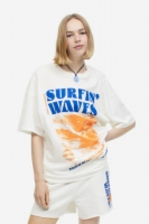 Oversized T-Shirt mit Print CHF 12.95
