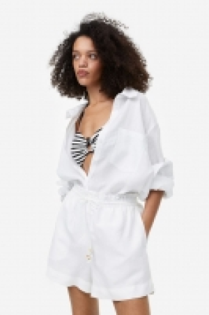 Paperbag-Shorts aus Leinenmix CHF 9.95