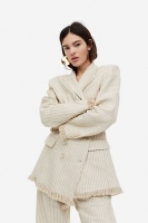 Zweireihiger Blazer aus Leinenmix CHF 99.95