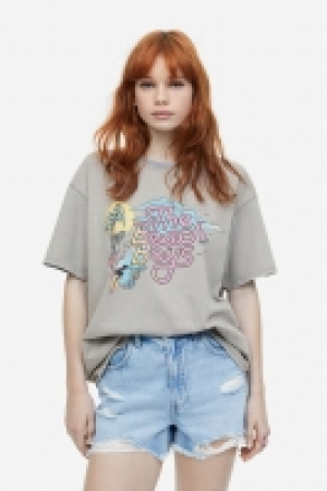 Oversized T-Shirt mit Print CHF 4.95