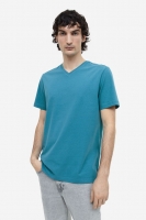 HM  T-Shirt mit V-Ausschnitt Slim Fit