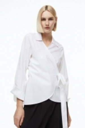 HM  Wickelbluse aus Baumwolle