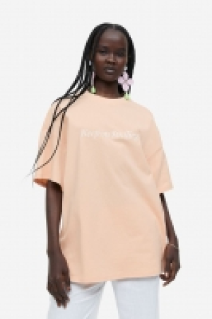 HM  Oversized T-Shirt mit Motivdetail