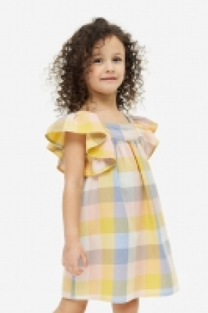 Gemustertes Kleid mit Butterfly-Ärmeln CHF 8.95