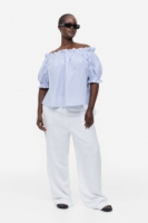 Schulterfreies Shirt mit Volantbesatz CHF 4.95