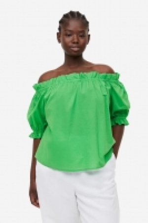 Schulterfreies Shirt mit Volantbesatz CHF 6.95