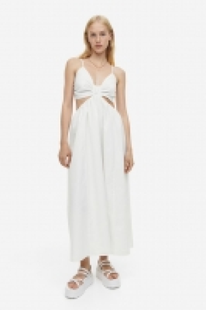 HM  Popelinekleid mit Cut-outs