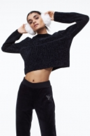 Gerippter Pullover