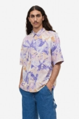 Kurzarmhemd aus Leinenmix Relaxed Fit CHF 19.95