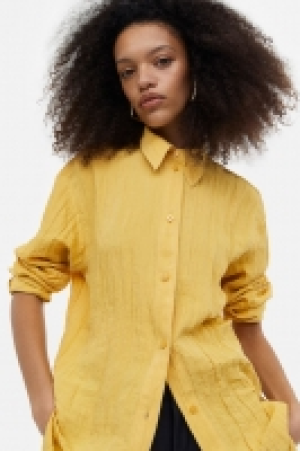 Gecrinkelte Chiffonbluse