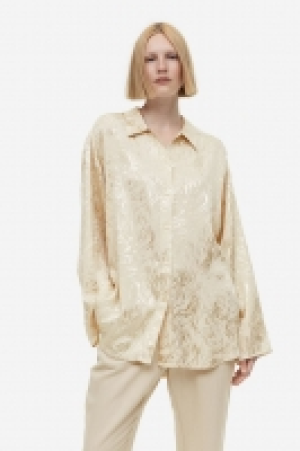 Oversized Bluse aus Jacquardstoff CHF 14.95