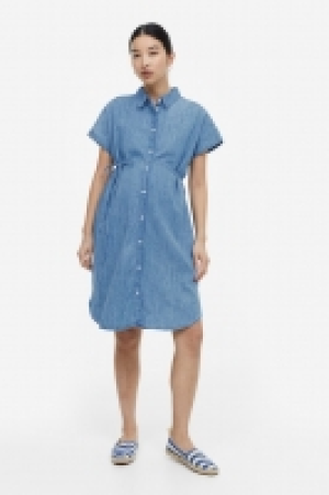 MAMA Denimkleid mit Bindegürtel
