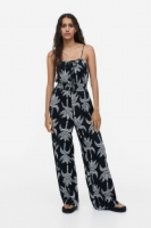 HM  Jumpsuit mit gesmokter Taillenpasse