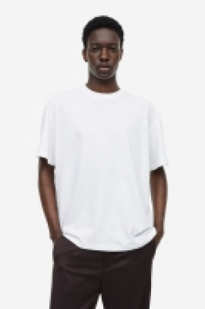 HM  T-Shirt aus Leinenmix Relaxed Fit