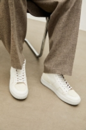 HM  Knöchelhohe Leder-Sneaker
