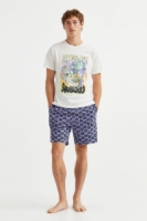 Schlaf-T-Shirt und Shorts Regular Fit CHF 12.95