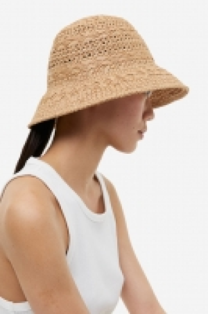 Bucket Hat aus Stroh