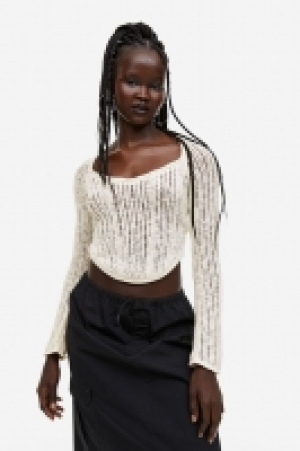 Shirt in Pointellestrick im Korsagenstil CHF 17.95
