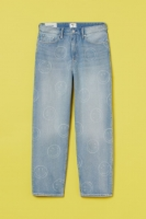 HM  Relaxed Jeans mit Stickerei