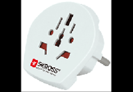 MediaMarkt Skross SKROSS SINGLE TRAVEL ADAPTER EUROPE (SCHUKO)