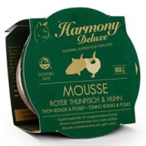 Harmony Cat Deluxe Mousse Nassfutter roter Thunfisch & Huhn 60g