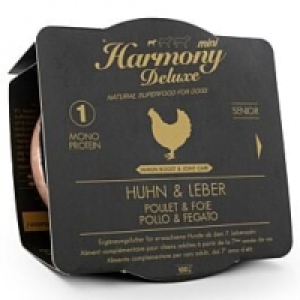 Harmony Dog Deluxe Mini Senior Huhn & Leber Nassfutter 100g