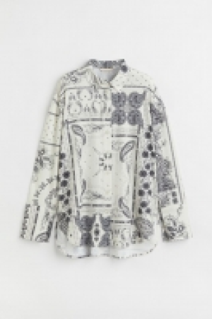 HM  Bluse aus Strukturstoff