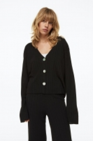 Gerippter Cardigan