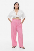 HM  Linen-blend trousers