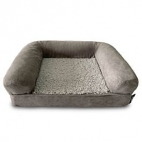 Qualipet  Freezack Orthopädisches Hundebett Soft-Air bed grau