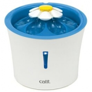 Qualipet  Catit Senses 2.0 Flower Fountain Trinkbrunnen mit LED Nachtlicht