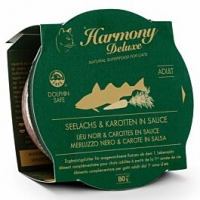 Qualipet  Harmony Cat Deluxe Cup Adult Seelachs & Karotten in Sauce