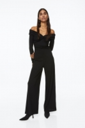 Schulterfreier Jumpsuit