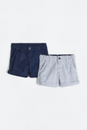 HM  2er-Pack Baumwollshorts