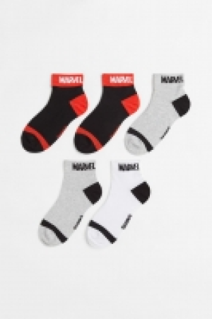 5er-Pack Jacquard-Socken