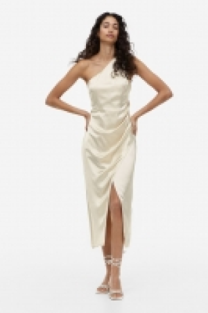 HM  One-Shoulder-Kleid aus Satin