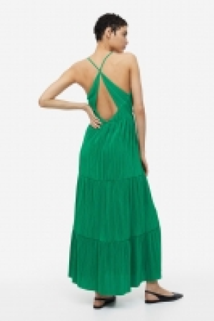 Plissiertes Maxikleid